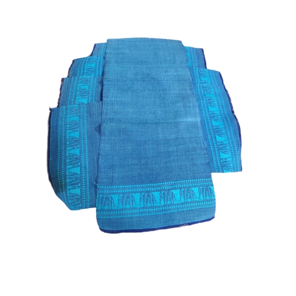 None Other - Set Of Six Woven Placemats With Matching Table Runner
